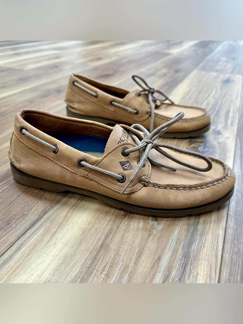 Sperry Top-Sider Leeward 2 Eye Leather Boat Shoe 0777894, Men’s 8.5